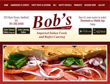 Tablet Screenshot of bobsfood.com